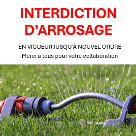 Interdiction d'arrosage