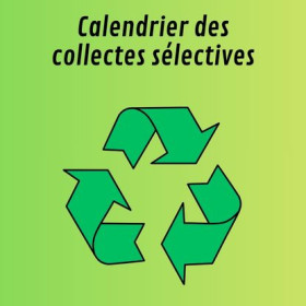 Calendrier 2026 des collectes sélectives